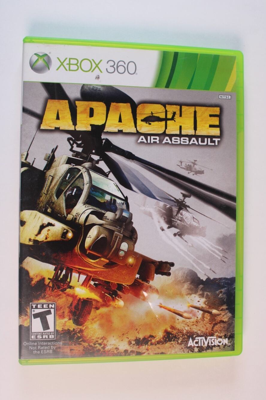 Apache Air Assault (Microsoft Xbox 360) Authentic, Complete, Tested/Works